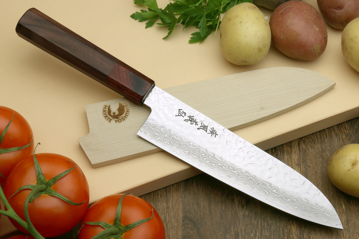 Santoku VG-10 Damasco 180 mm
