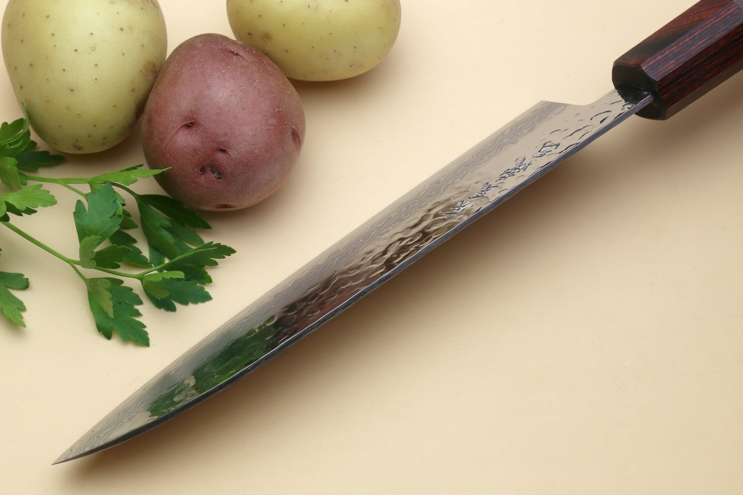 Santoku VG-10 Damasco 180 mm view 6